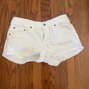 Big Star White Slouchy Fit Denim Short